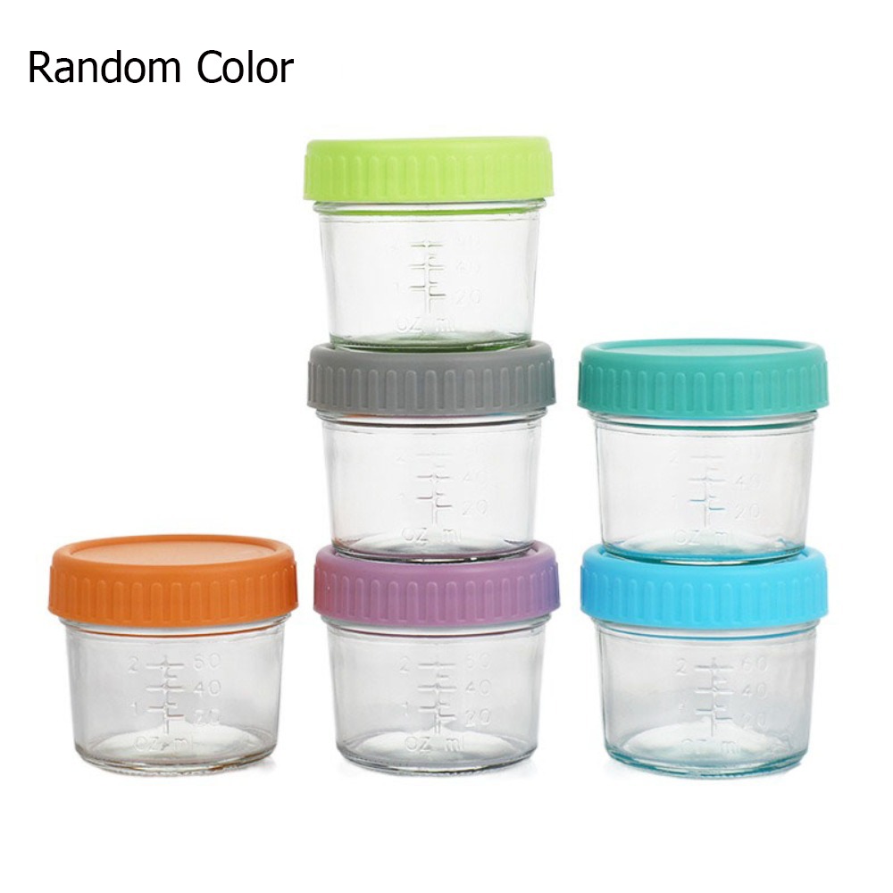 Baby Food Jars - 6개들이 메이슨 유리병 이유식 병 뚜껑