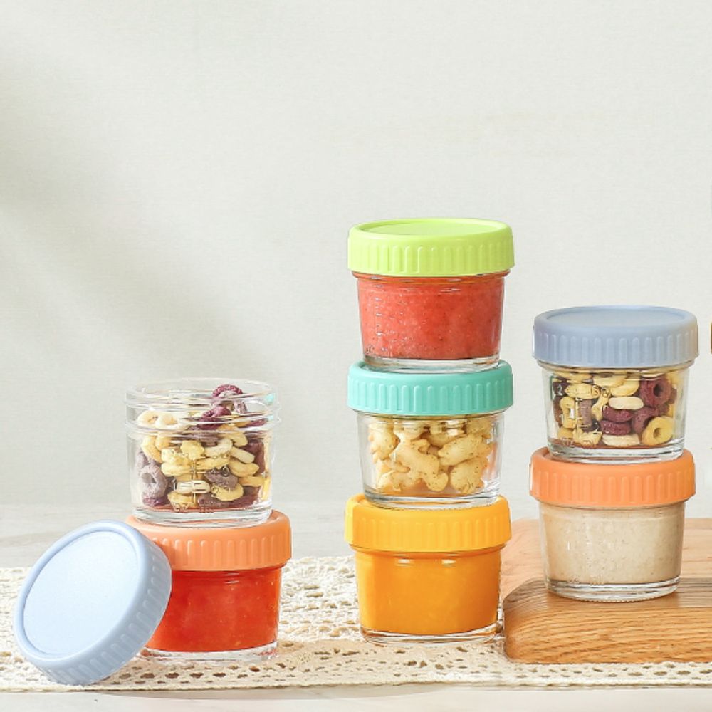 Baby Food Jars - 6개들이 메이슨 자 유리 이유식 병,