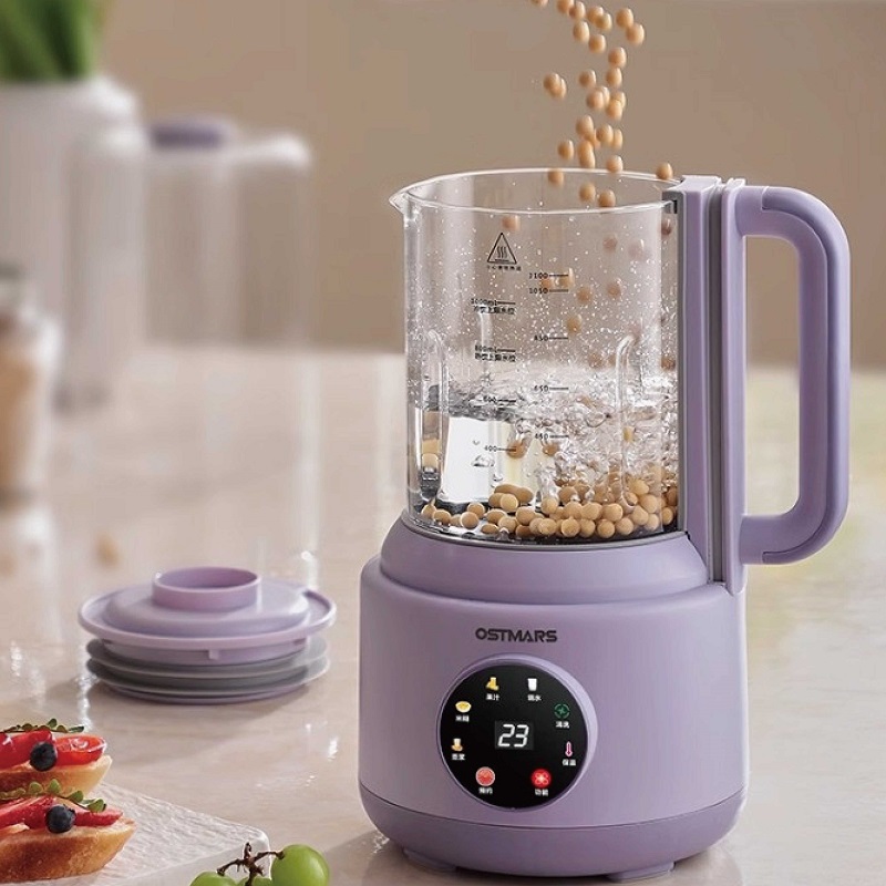 Baby Food Blender And Steamer - 1100ml 두유 제조기 12시간 예약 무소음