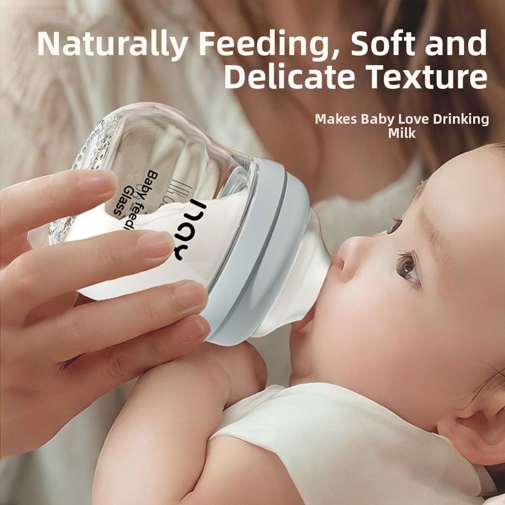 Baby Food Jars - 유리 아기 젖병 배앓이 방지 질식