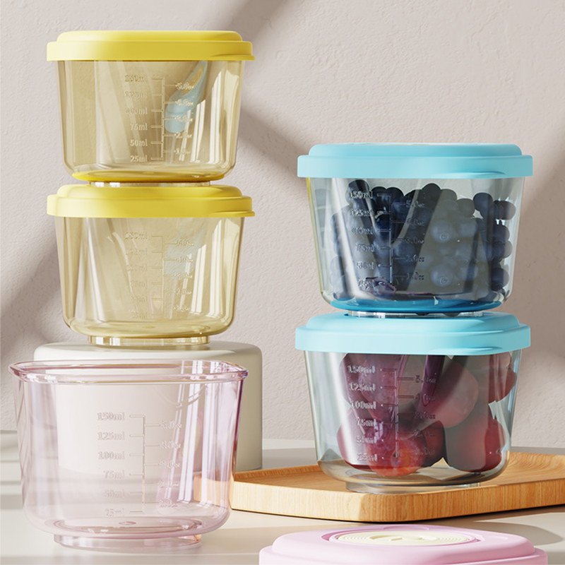Baby Food Jars - 6개 아기 음식 보관 용기 -
