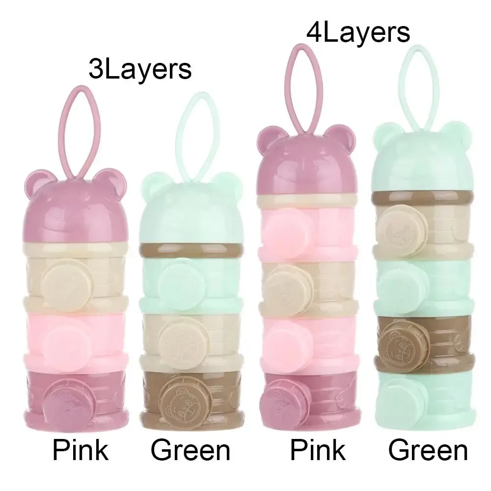 Baby Food Year Old - 1세~6세 아기용 이유식 보관함, 3단/4단 휴대용