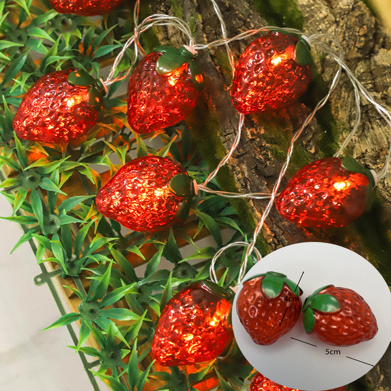 Baby Food Fruits - 과일 딸기 테마 1.5m 10LED 요정