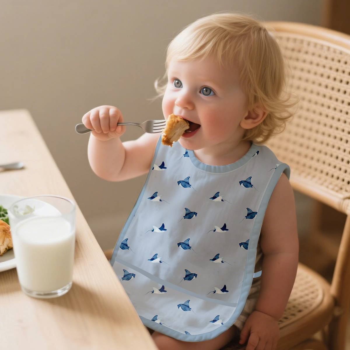 Baby Food Apron - 1 Pc 100% 폴리 에스터 방수