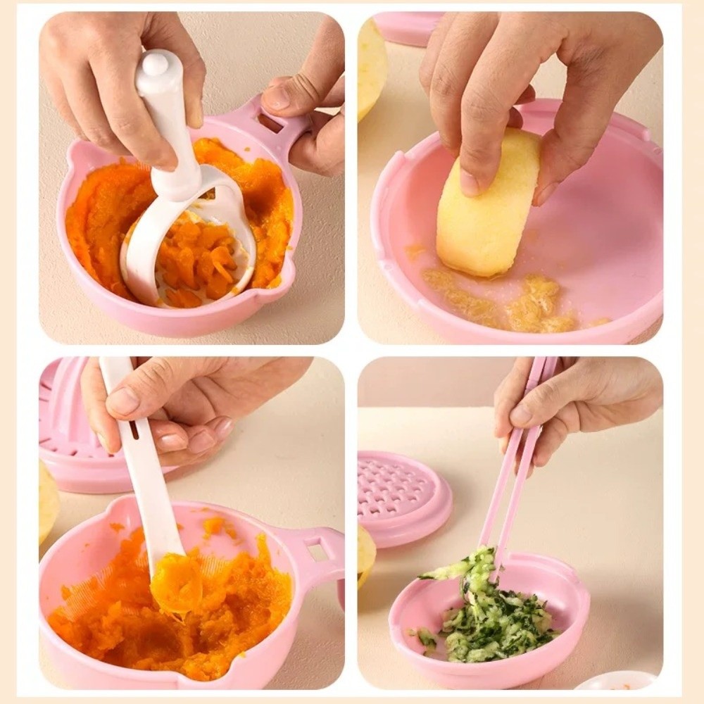 Baby Food Grater - 단색 아기 음식 분쇄기 수제 사용이