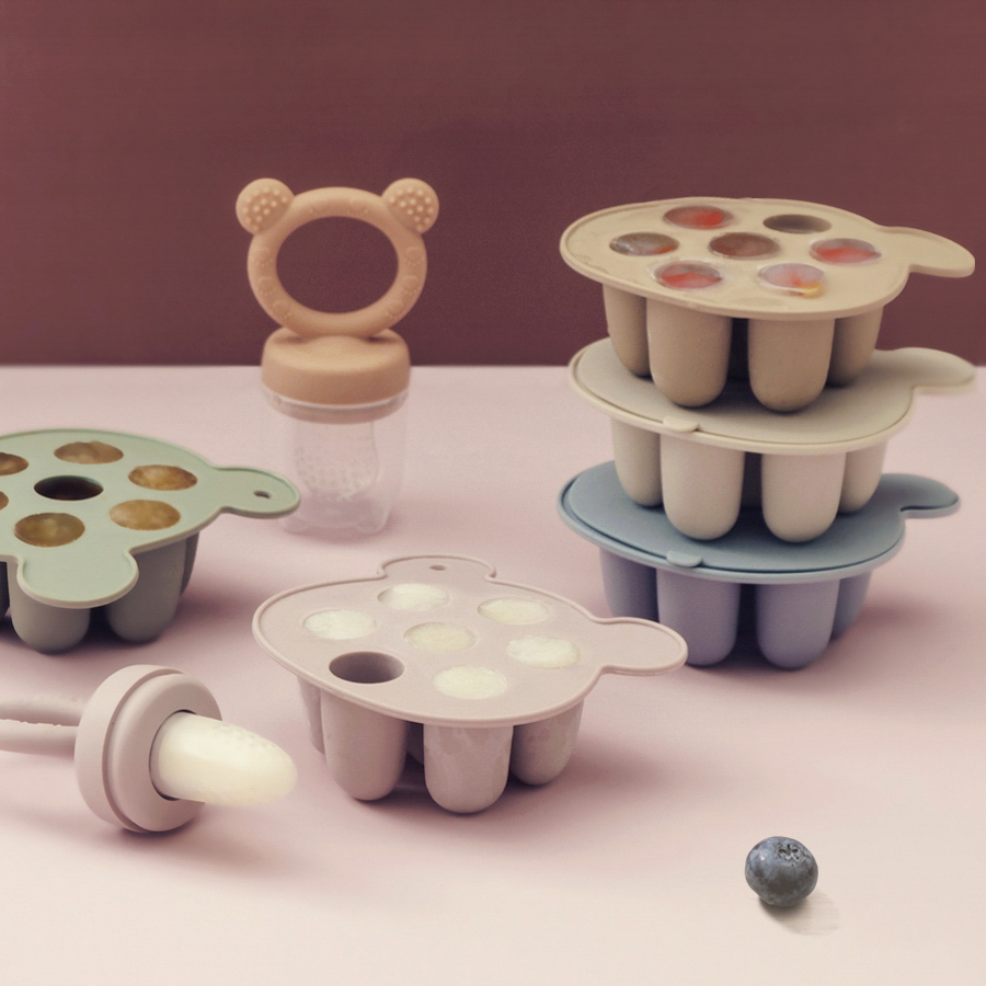Baby Food Fruits - 아기 아이스크림 실리콘 몰드 아이스크림 메이커