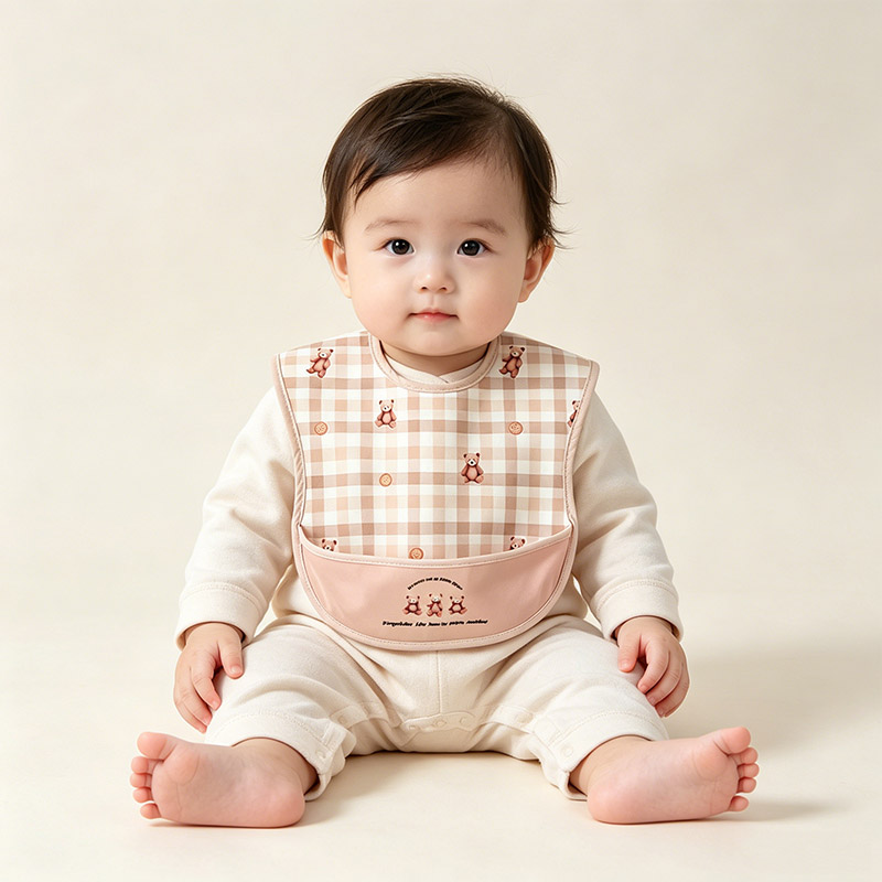 아기 방수 턱받이, 음식물 받이 주머니가 있는 조절 가 - Baby Food Year Old 리뷰 및 가격