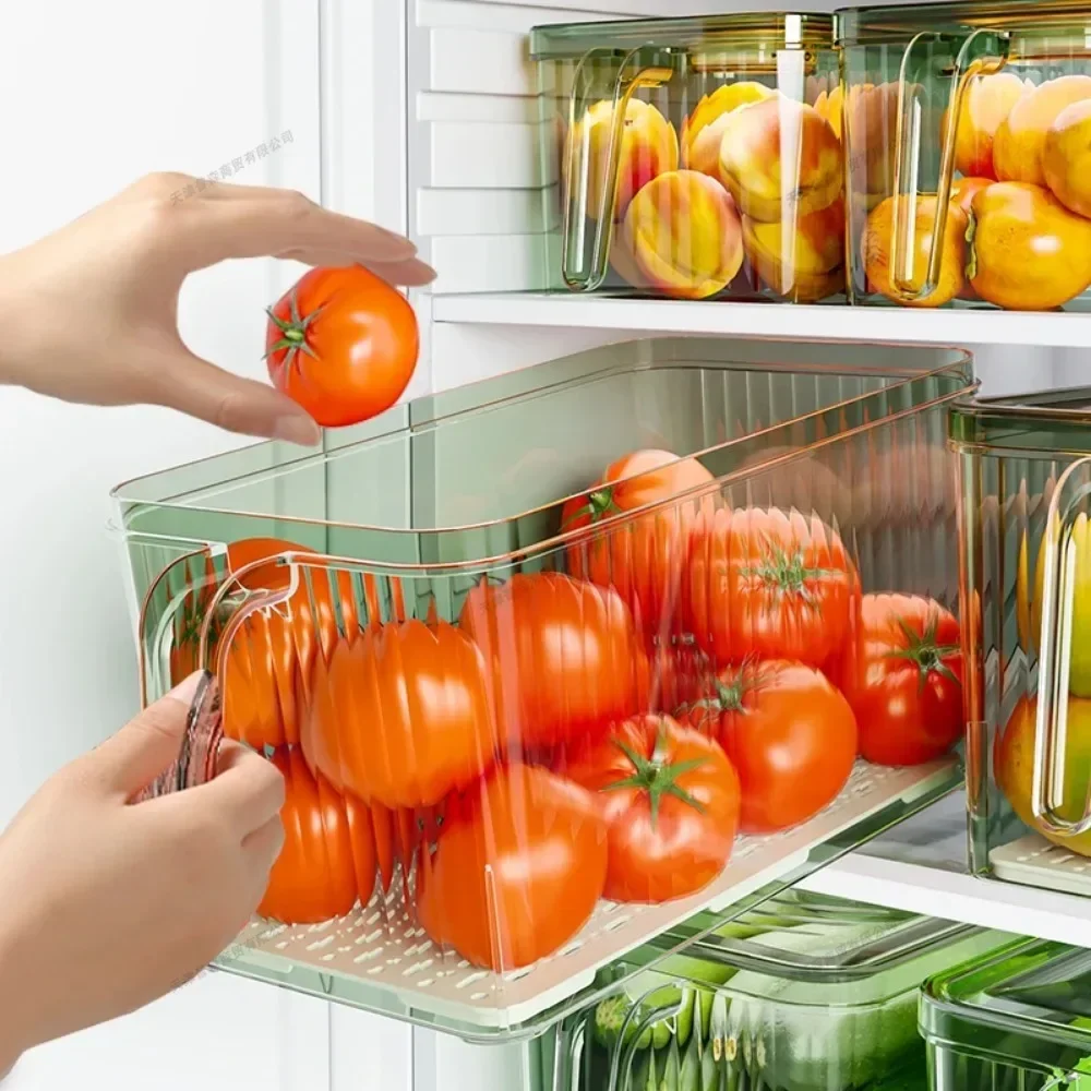 고품질 냉장고 보관 상자 손잡이와 뚜껑이있는 쌓을 수있 - Baby Food Quality 리뷰 및 가격