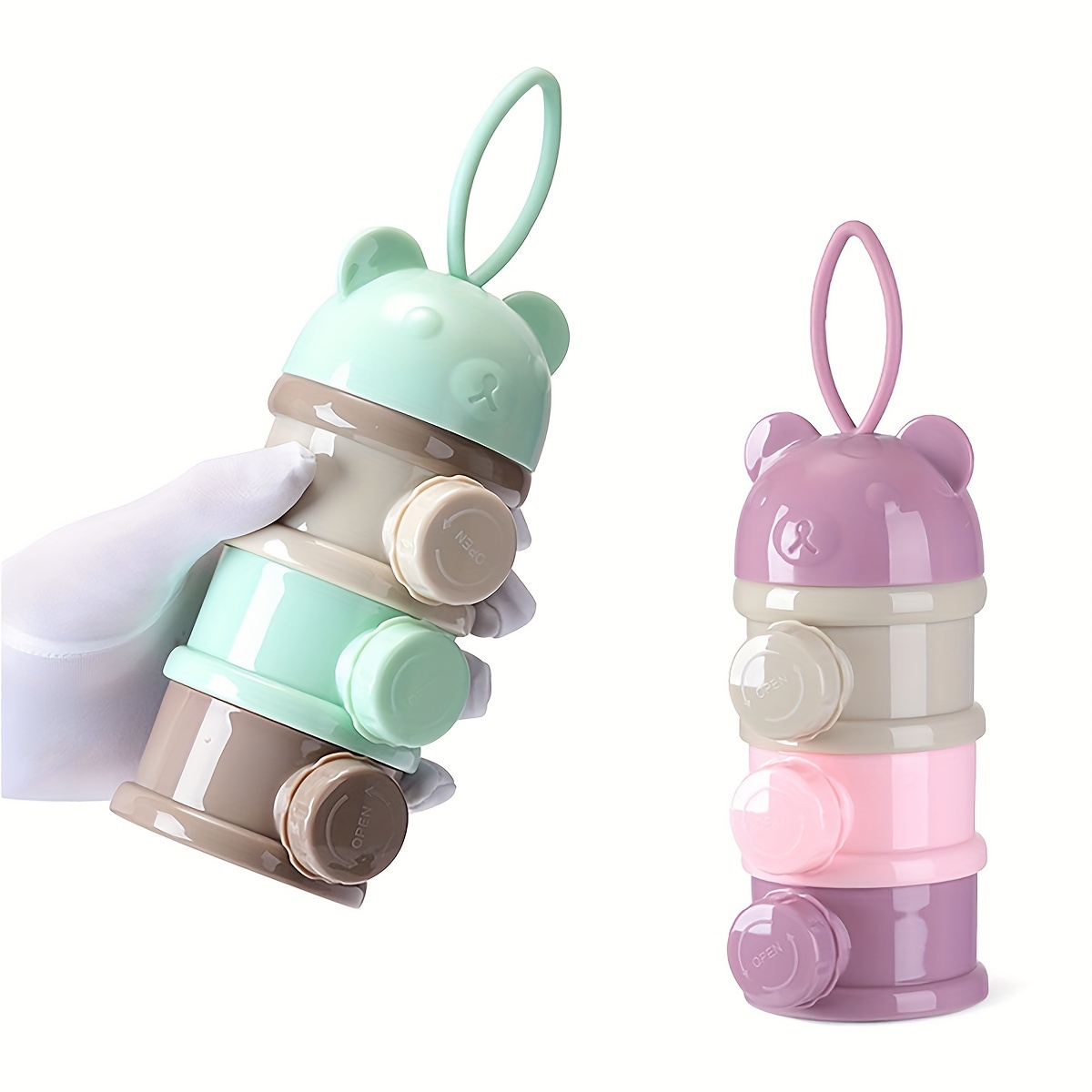 스트랩이 있는 대용량 아기 분유 용기, 분유 디스펜서, - Baby Food Jars 리뷰 및 가격