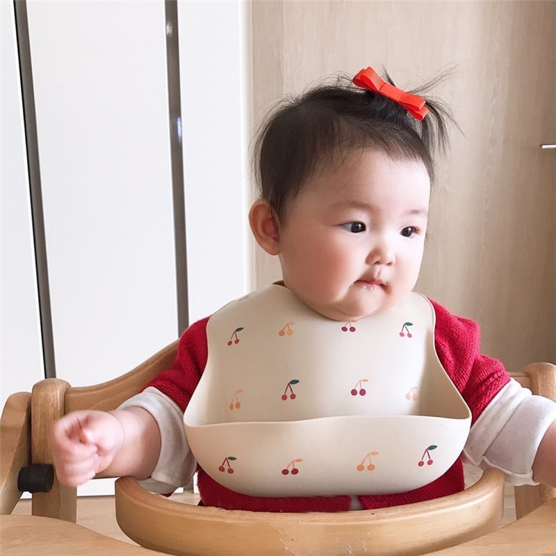 한국 INS 스타일 방수 부드러운 실리콘 아기 턱받이, - Baby Food Quality 리뷰 및 가격