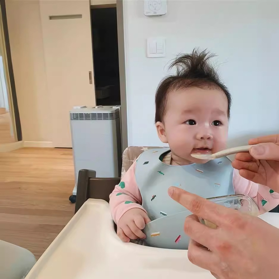 한국 INS 스타일 방수 부드러운 실리콘 아기 턱받이, - Baby Food Quality 리뷰 및 가격