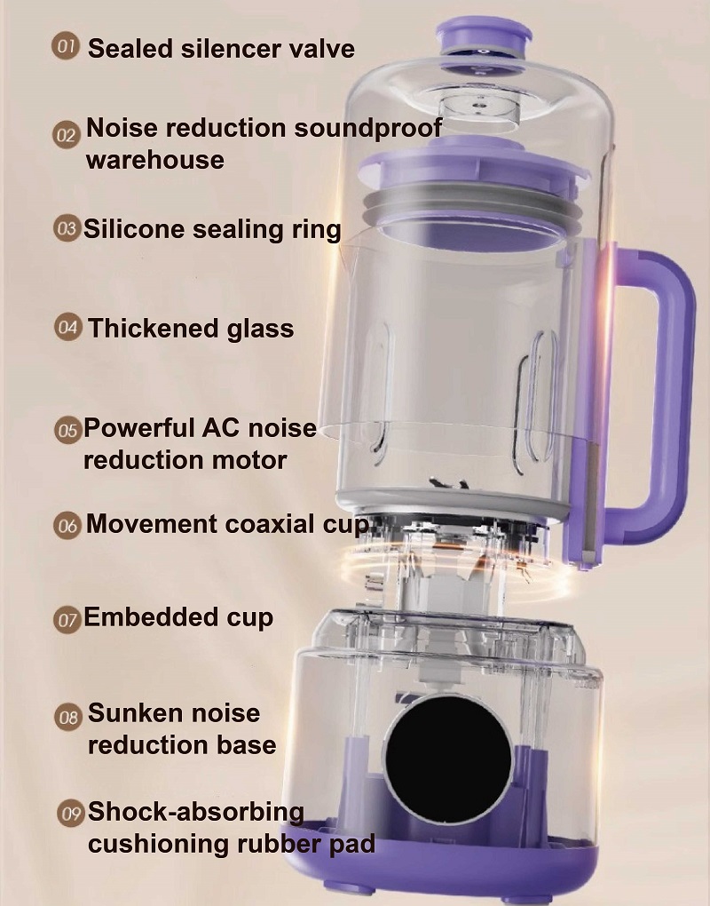 1100ml 두유 제조기 12시간 예약 무소음 벽파괴  - Baby Food Blender And Steamer 리뷰 및 가격