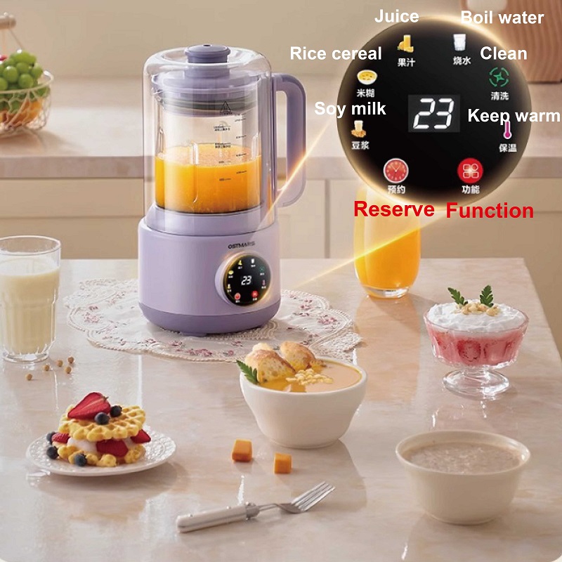 1100ml 두유 제조기 12시간 예약 무소음 벽파괴  - Baby Food Blender And Steamer 리뷰 및 가격