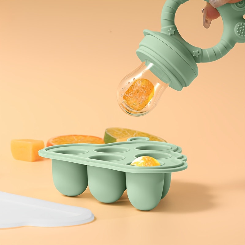 2pcs/1pc 뚜껑이있는 미니 베이비 과일 야채 냉동 - Baby Food Fruits 리뷰 및 가격