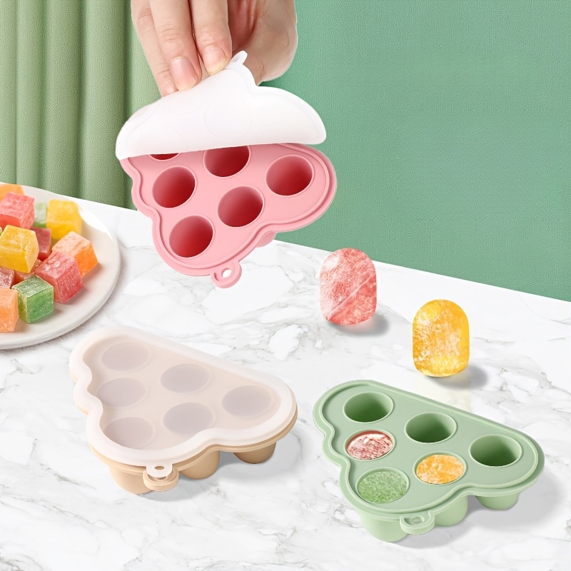 2pcs/1pc 뚜껑이있는 미니 베이비 과일 야채 냉동 - Baby Food Fruits 리뷰 및 가격