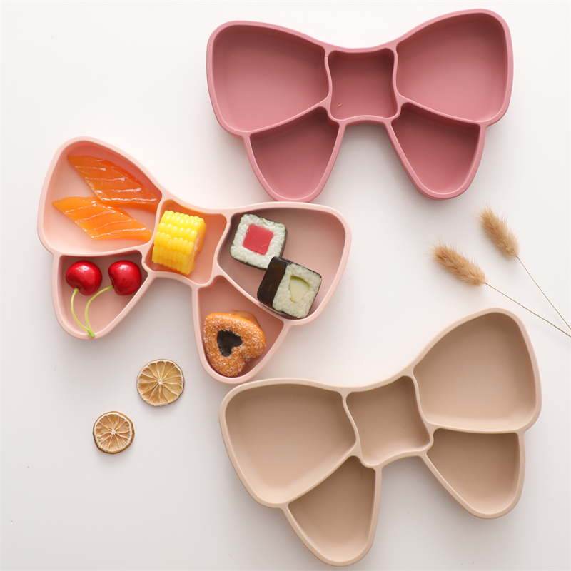 아기 실리콘 식사 접시 나비매듭, BPA 프리 실리콘  - Baby Food Tray 리뷰 및 가격
