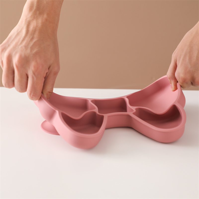 아기 실리콘 식사 접시 나비매듭, BPA 프리 실리콘  - Baby Food Tray 리뷰 및 가격