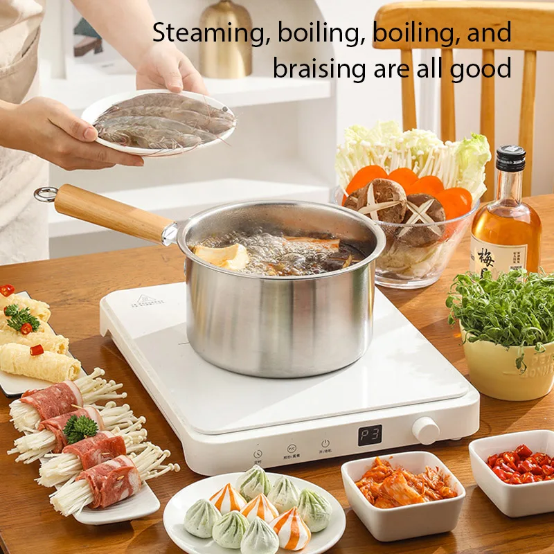 스테인리스 스틸 스트레이너와 뚜껑이 있는 딥 프라이팬, - Baby Food Strainer 리뷰 및 가격