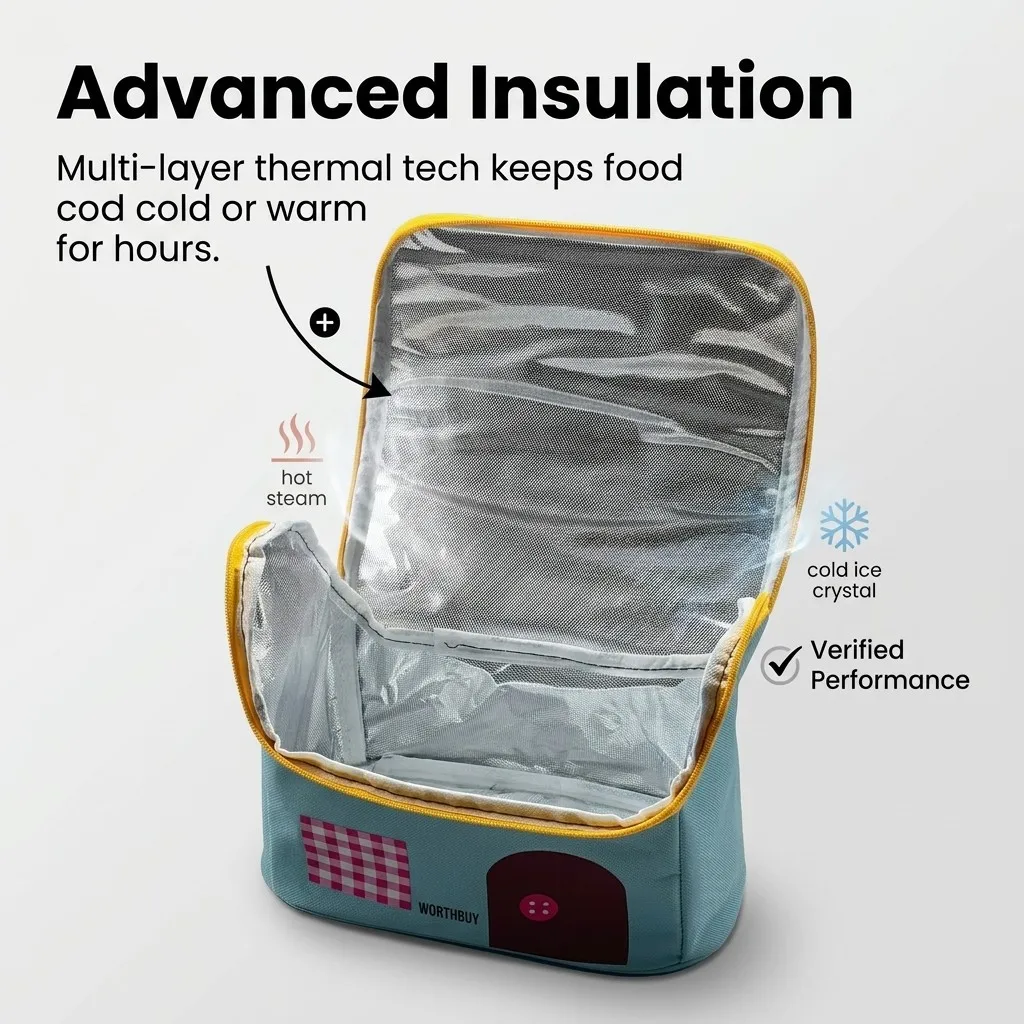 보온 도시락 가방, 절연 도시락 가방, 옥스포드 방수  - Baby Food Zip Lock Bag 리뷰 및 가격