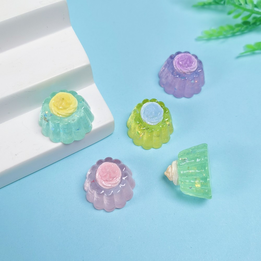 미니어처 스팽글 크림 젤리 케이크 레진 장식품 DIY  - Baby Food Jelly 리뷰 및 가격