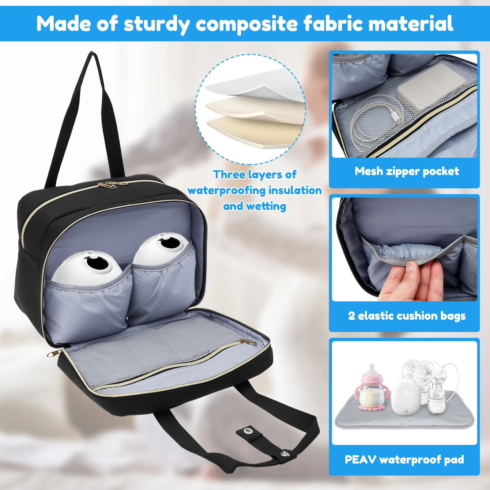 아이스팩과 방수 매트가 포함된 휴대용 모유 저장 가방, - Baby Food Zip Lock Bag 리뷰 및 가격