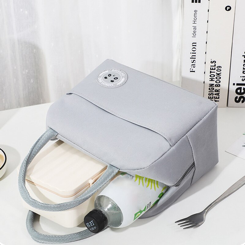 어린이 도시락 가방, 단색 보온 대용량 야외 휴대용 피 - Baby Food Zip Lock Bag 리뷰 및 가격