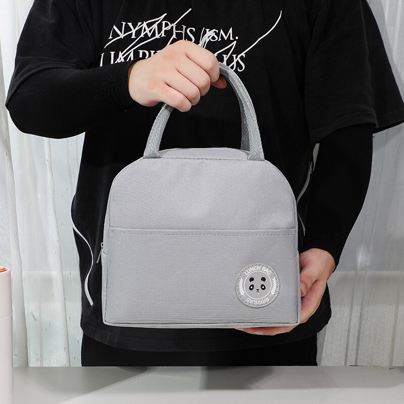 어린이 도시락 가방, 단색 보온 대용량 야외 휴대용 피 - Baby Food Zip Lock Bag 리뷰 및 가격