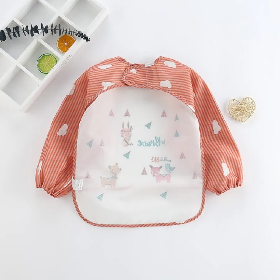 For1-3Year 아기 긴 소매 스카프 방수 유아 미 - Baby Food Apron 리뷰 및 가격