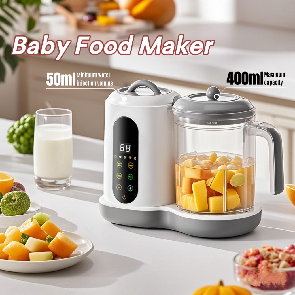 다기능 베이비 푸드 메이커 자동 베이비 푸드 프로세서  - Baby Food Blender And Steamer 리뷰 및 가격