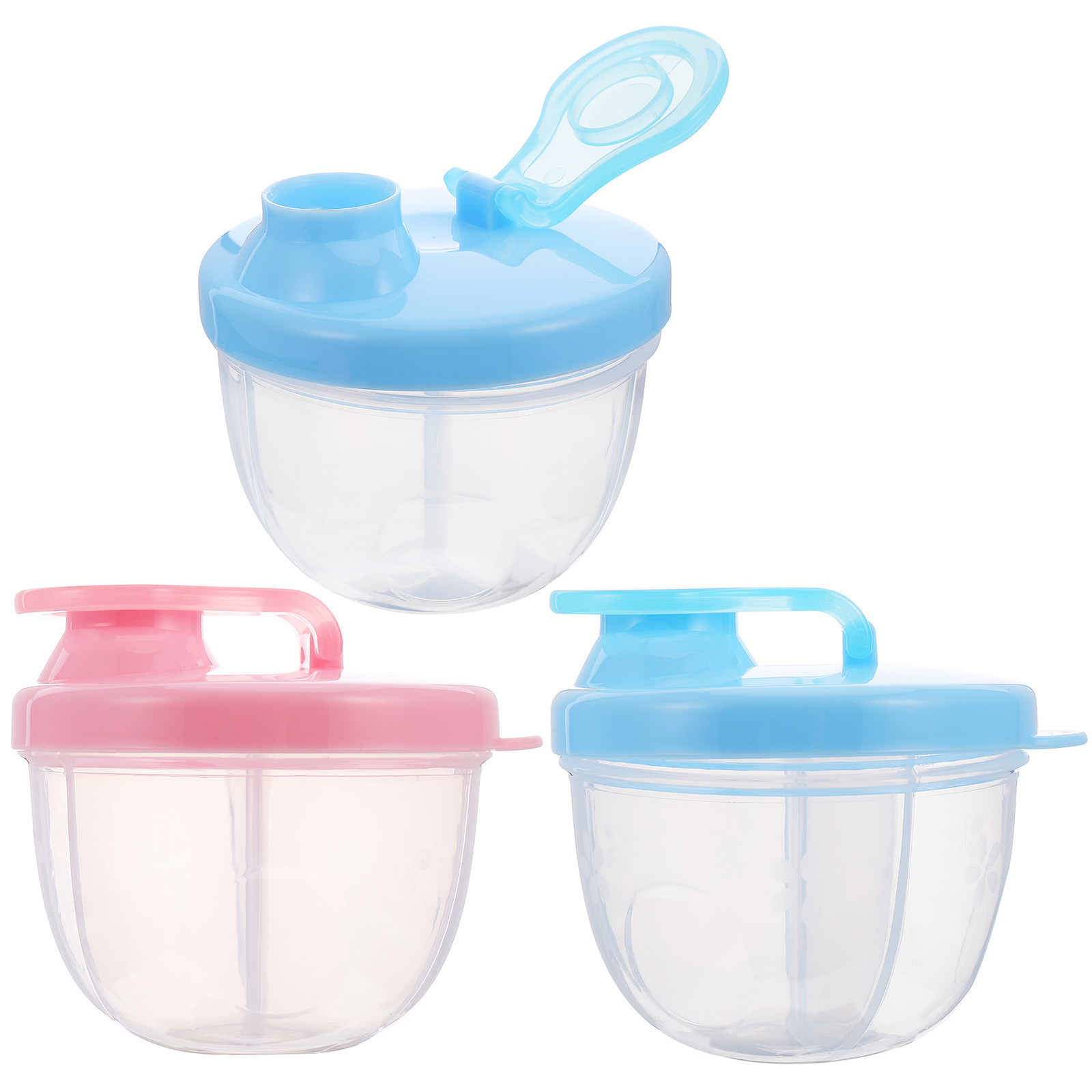 3Pcs 우유 분말 용기 고품질 PP 소재 3 구획 누 - Baby Food Quality 리뷰 및 가격