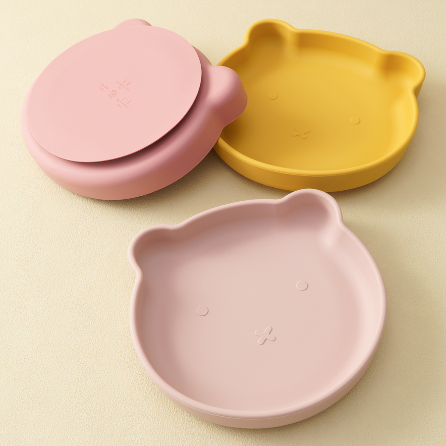 1PC 실리콘 아기 요리 흡입 식사 접시 만화 곰 모양 - Baby Food Tray 리뷰 및 가격