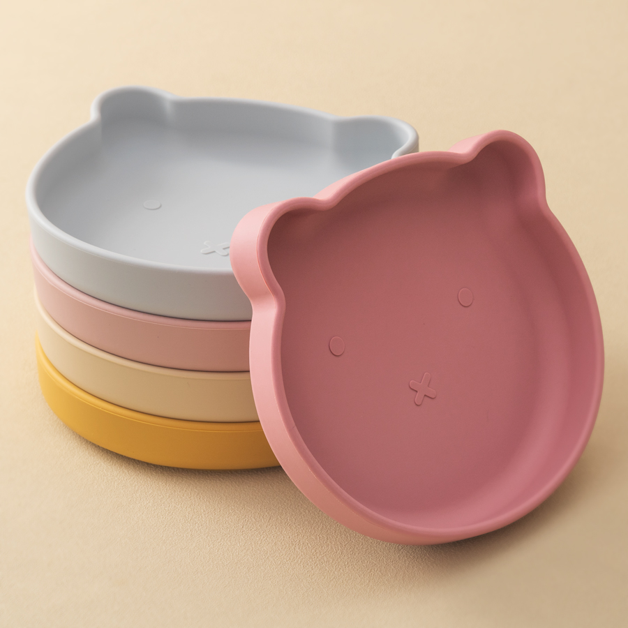 1PC 실리콘 아기 요리 흡입 식사 접시 만화 곰 모양 - Baby Food Tray 리뷰 및 가격