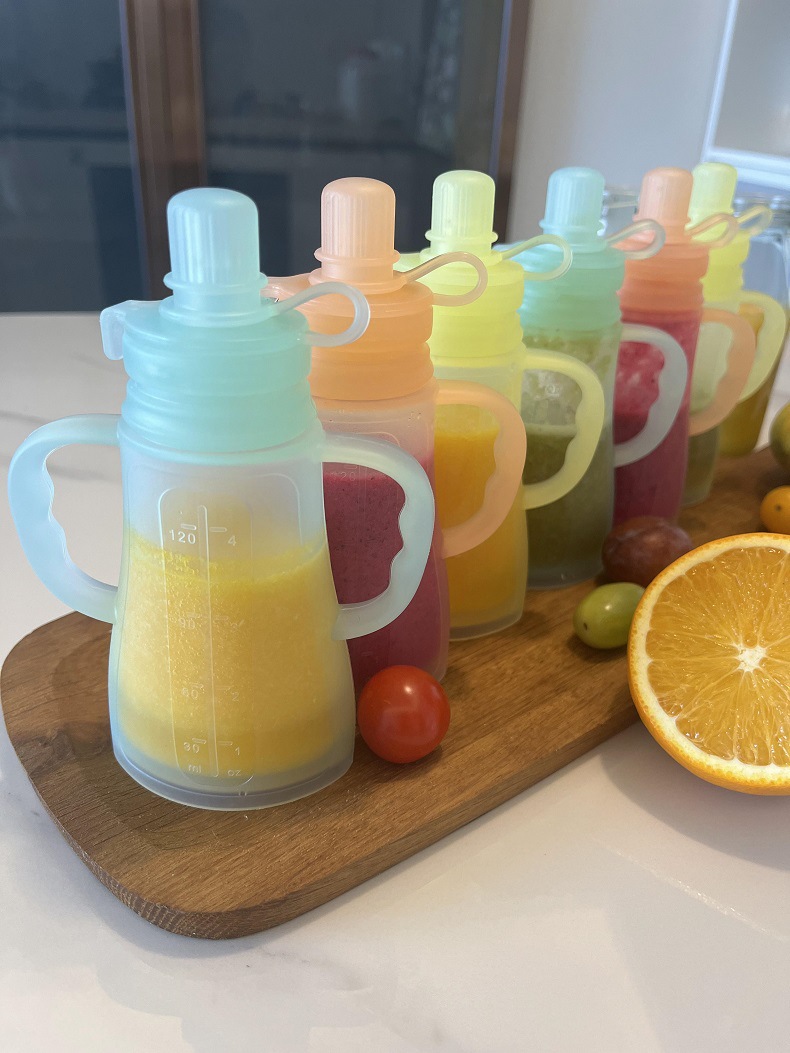 새로운 재사용 가능 실리콘 모유 저장팩, 누수 방지 흡 - Baby Food Zip Lock Bag 리뷰 및 가격