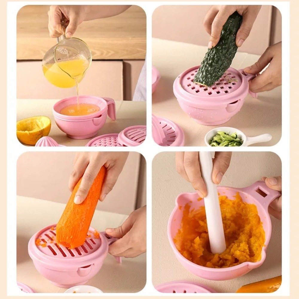 단색 아기 음식 분쇄기 수제 다기능 과일 퓨레 그레이터 - Baby Food Grater 리뷰 및 가격