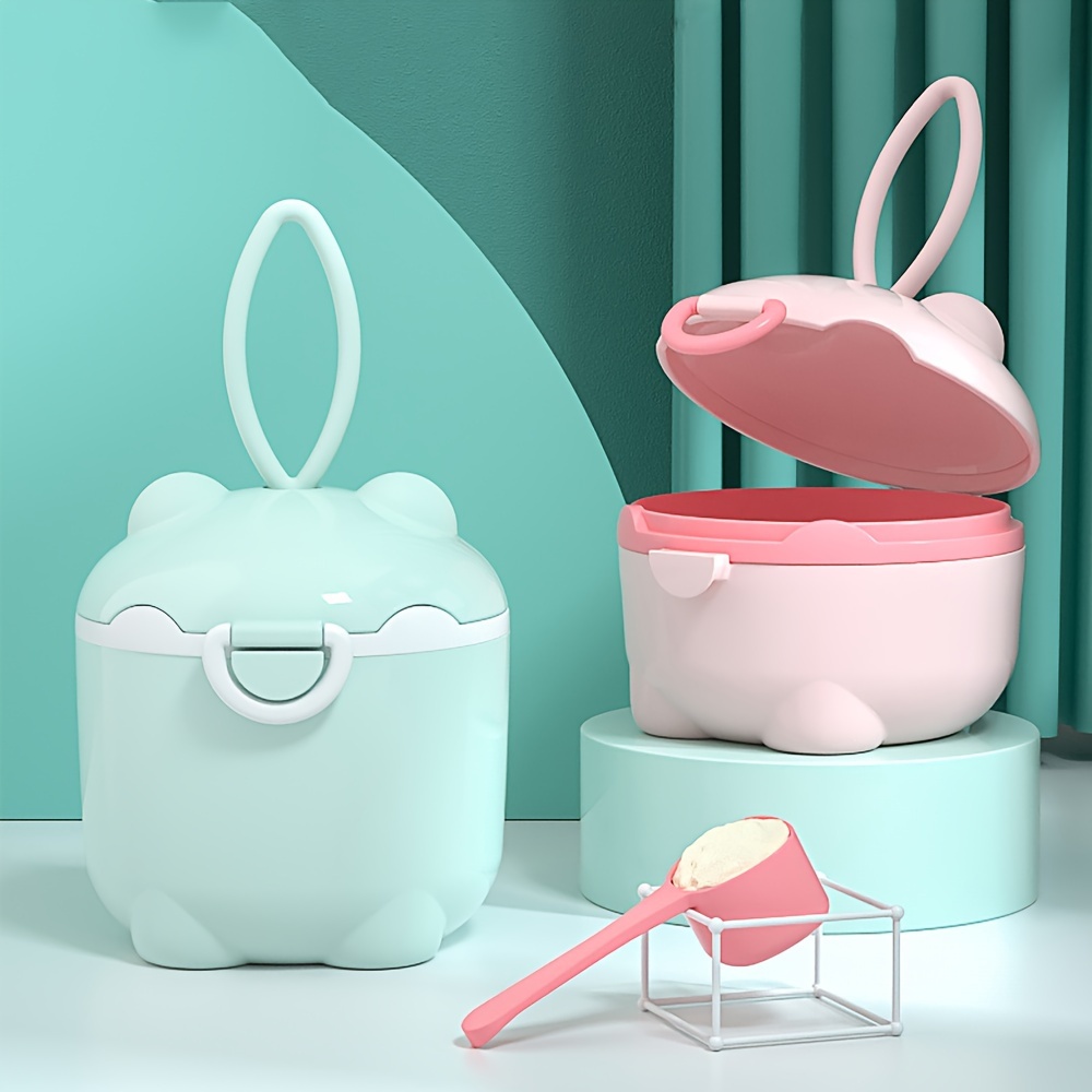 1pc 휴대용 4층 분유 상자, 분유 용기, 식품 저장 - Baby Food Pouches 리뷰 및 가격