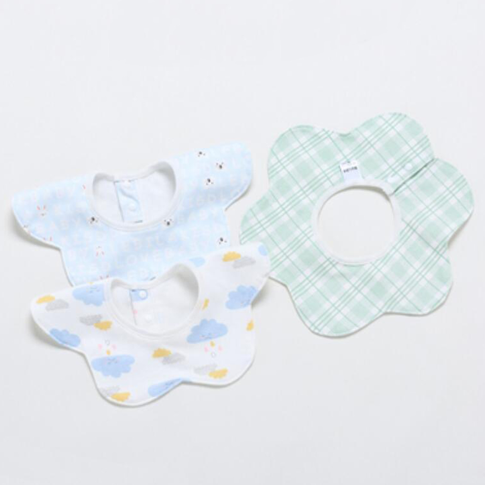 5 개/몫 아기 Bibs 방수 라운드 360 학위 회전 - Baby Food Apron 리뷰 및 가격